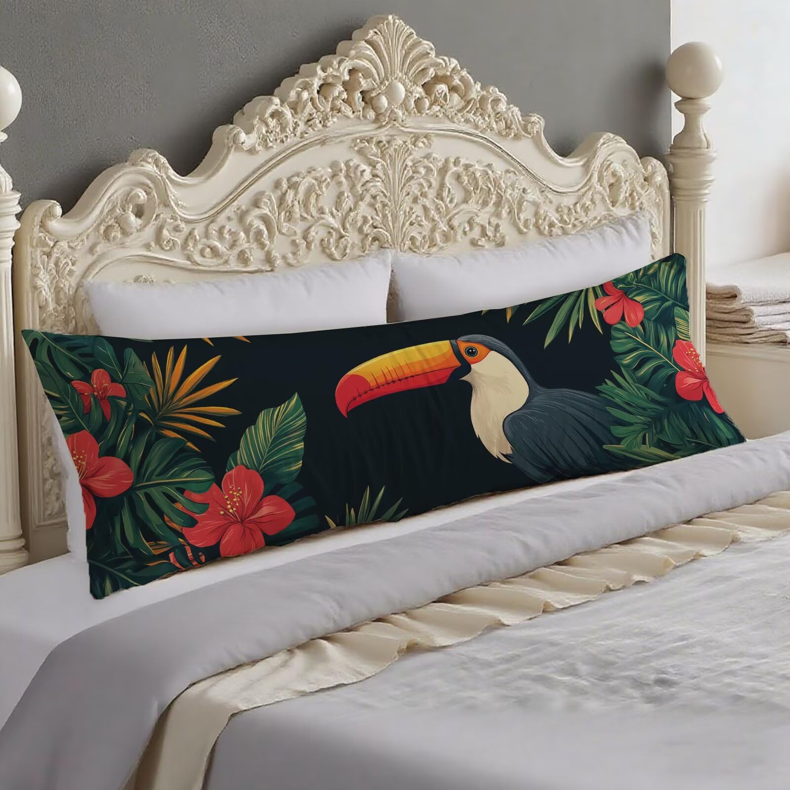 Taie d'oreiller 60x180 vert pour améliorer le sommeil latéral
