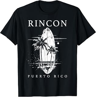 Rincon Puerto Rico Surf Vintage Surfing Surfer T-Shirt