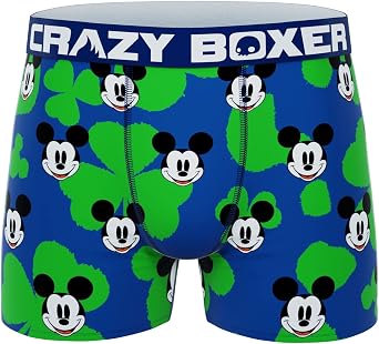 CRAZYBOXER Disney Aladdin Character Mens Boxer Briefs Creative Packaging