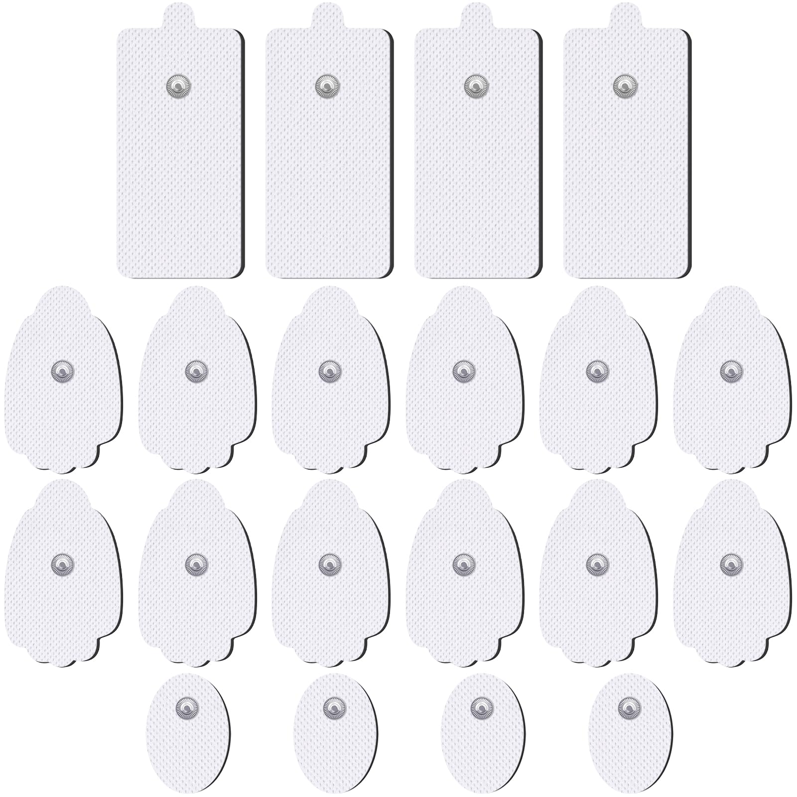 AVCOO TENS Unit Pads Combination Set 20 Pcs, Latex-Free, 50 Times of Use — Amazon image 8