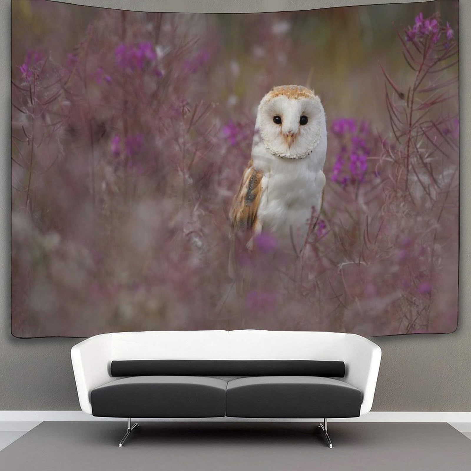 kaiyun Barn Owl Decorations Tapestry Animal 3D Printing Wall Blanket Wall Hanging for Living Room Bedroom Dorm Decor 100cmx150cm
