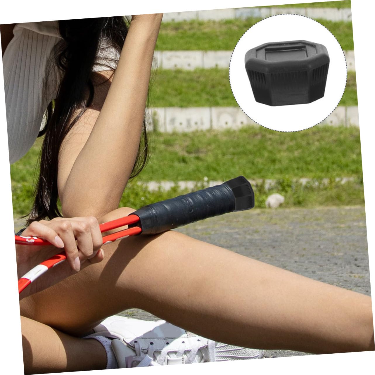 BESPORTBLE 2 Piezas Fundas para Raquetas De Tenis Fundas para Agarre De Raquetas