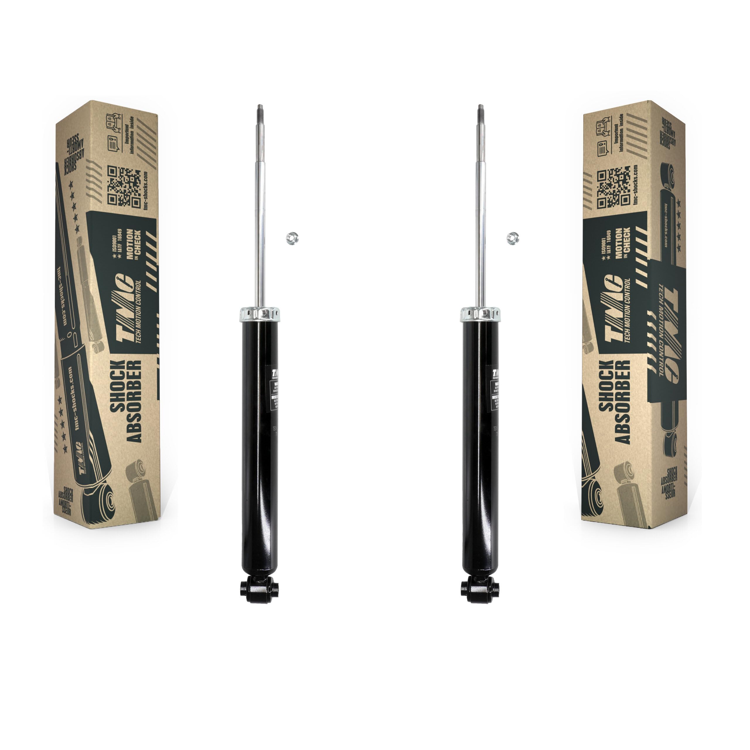 TMC Rear Suspension Shock Absorbers Pair Replacement For Honda Civic - Left Right Side (Driver Passenger) K78-100412 — view 157