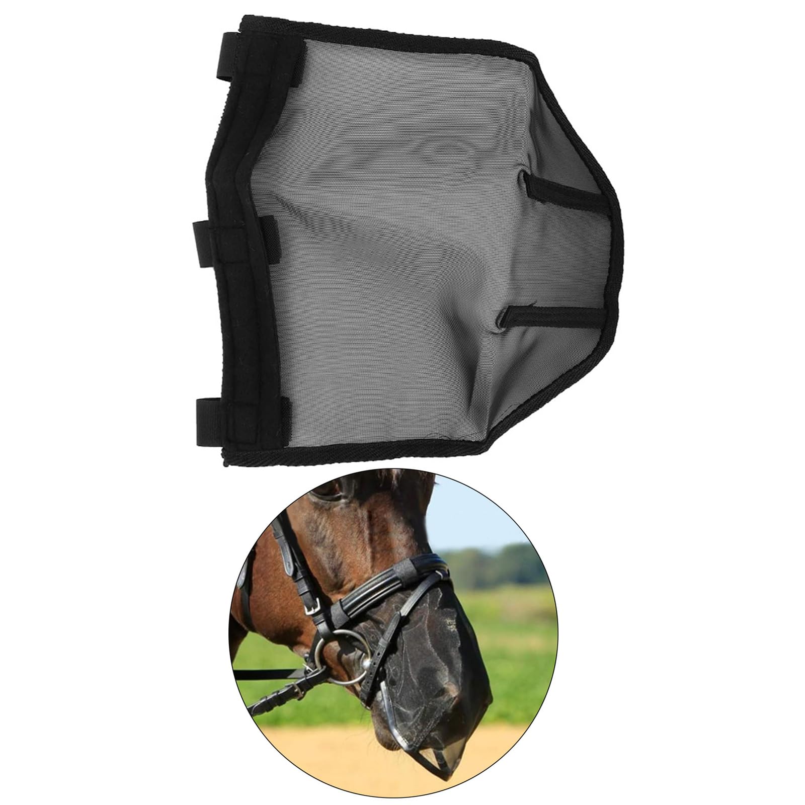 REDYY Horse Fly Nose Net Replacement Breathable Horse Nose Filter Nose Fly Nose Protectors Horse Supply