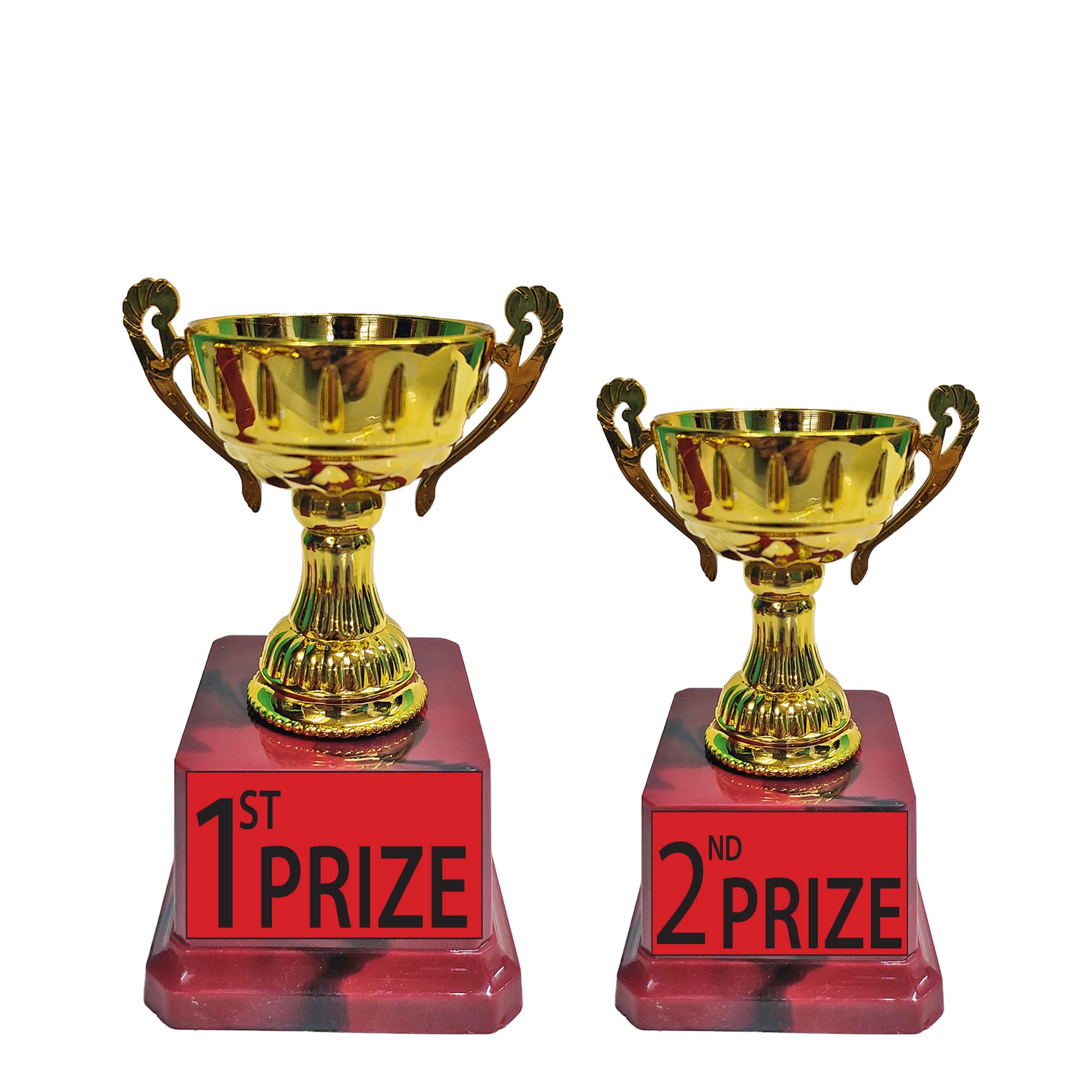 BAREEZÉ Pure 6 Inch & 5.5 Inch/First Prize Trophy/Second Prize/Cricket Trophy/Trophy Cup/Trophy (6 Inch & 5.5 Inch) (B09ZYQW6P7) Amazon Price History, Amazon Price Tracker