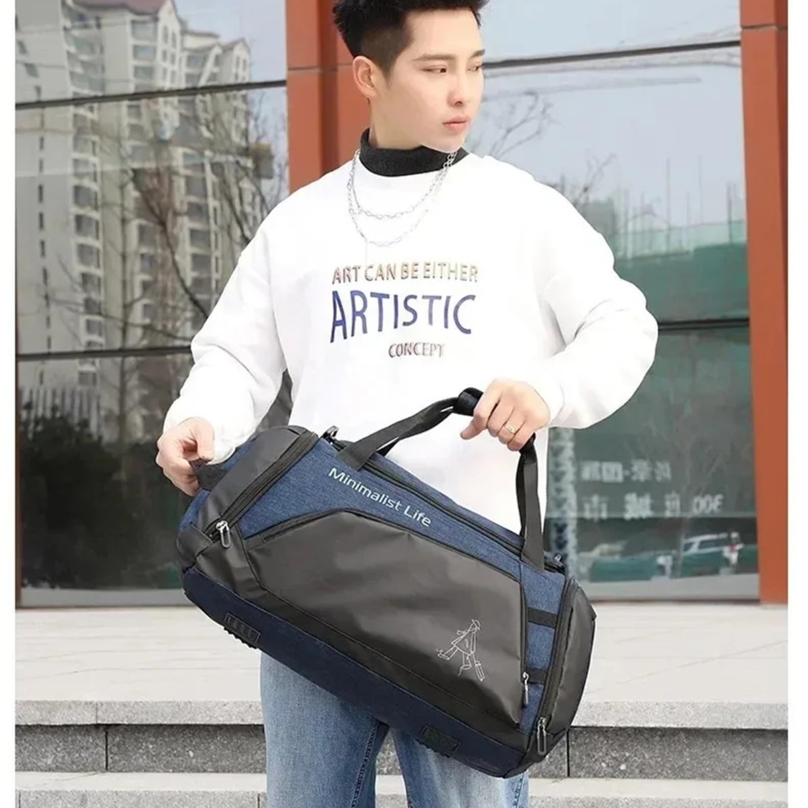 Borsa sportiva Borsa da palestra Borsa da allenamento impermeabile Borse da fitness Durevole Borsa multifunzionale Outdoor Sport Nuoto Tote