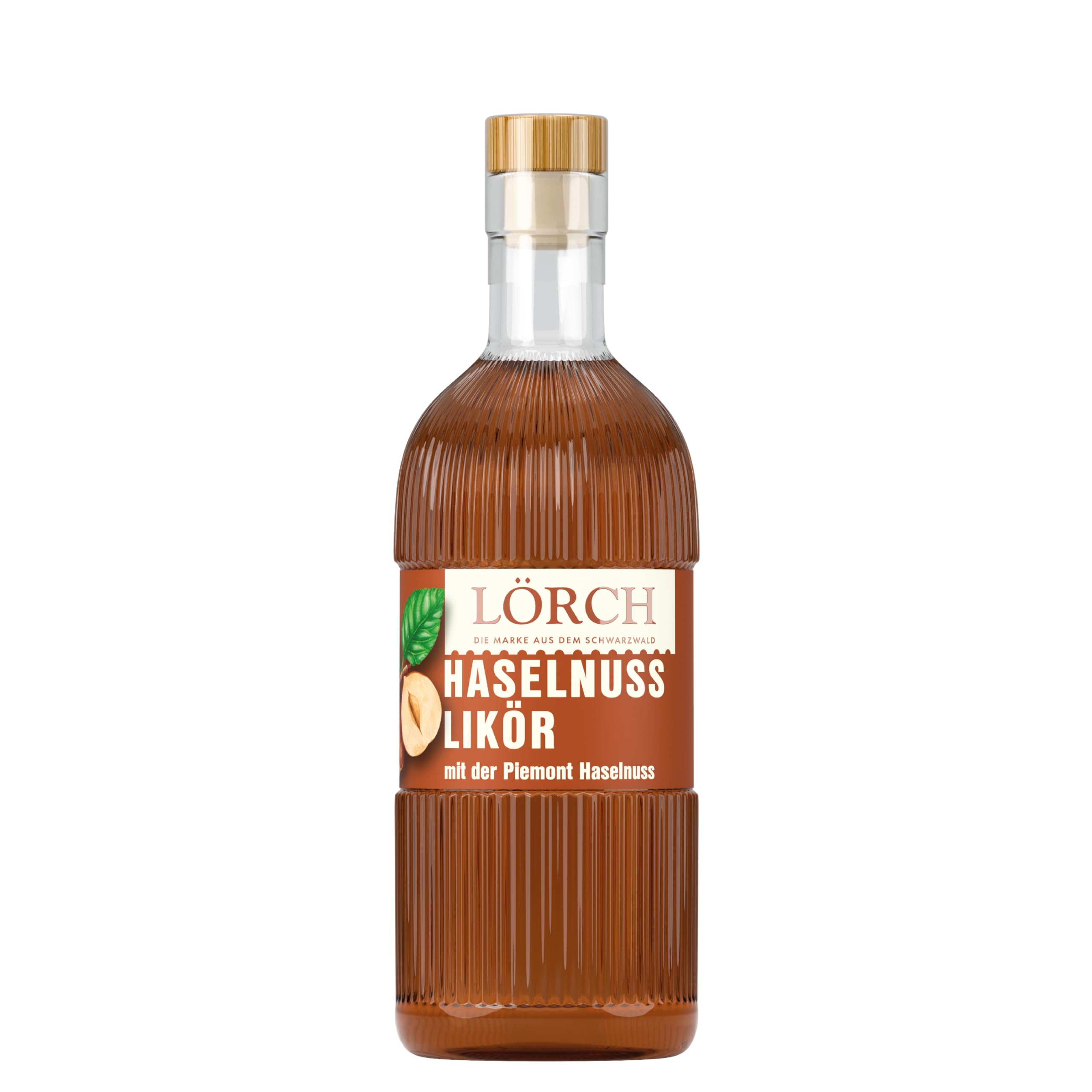 Lörch Haselnusslikör aus dem Schwarzwald - der leckere Nuss Likör mit Haselnüssen aus dem Piemont | alc. 20% vol | 1 x 0,5l
