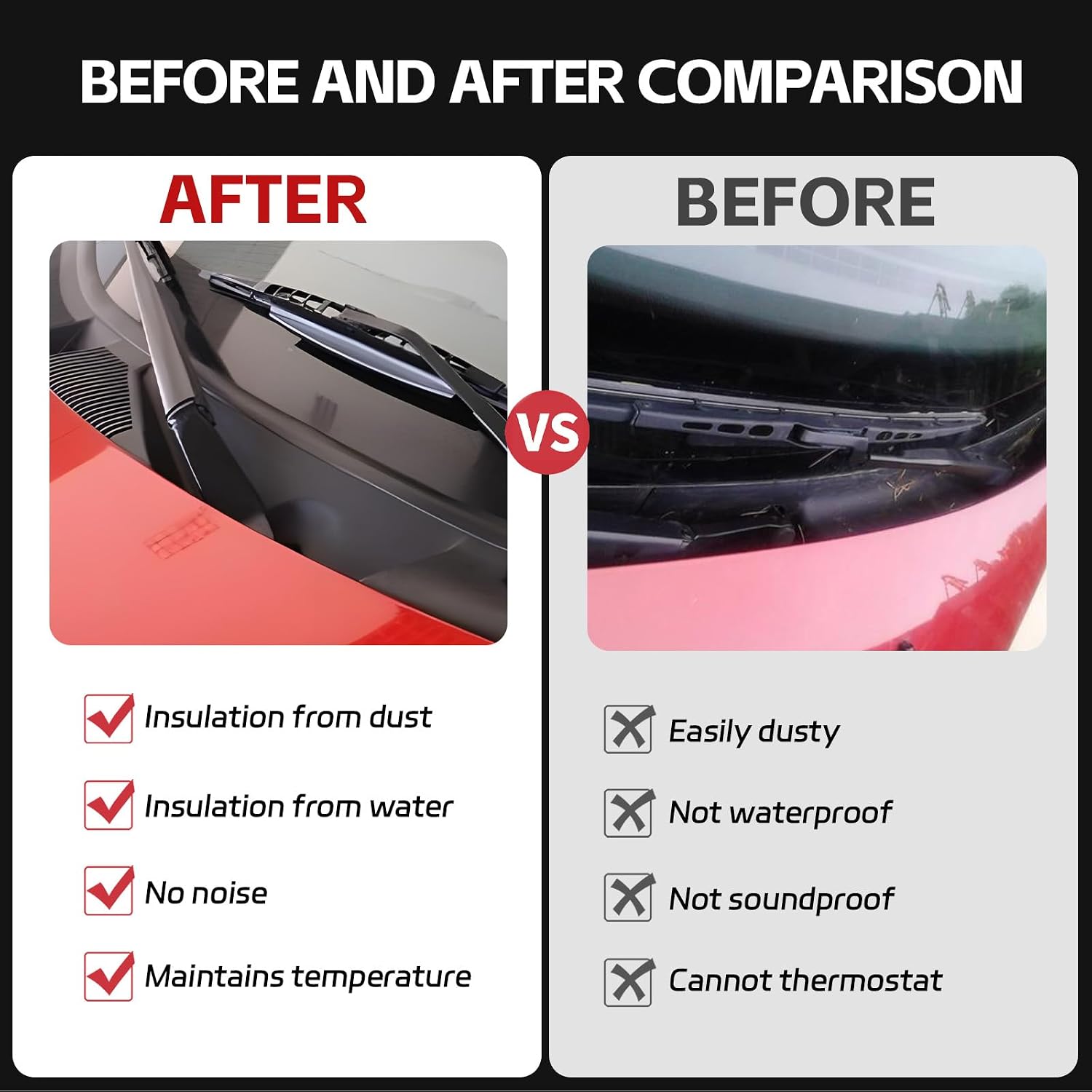 Car Front Windshield Rubber Seal Strip, 2M/6.5FT Car Weather Stripping Seal Strip, Windshield Window Seal Strip Moulding Trim, Windshield Window Door Seal Rubber Strip