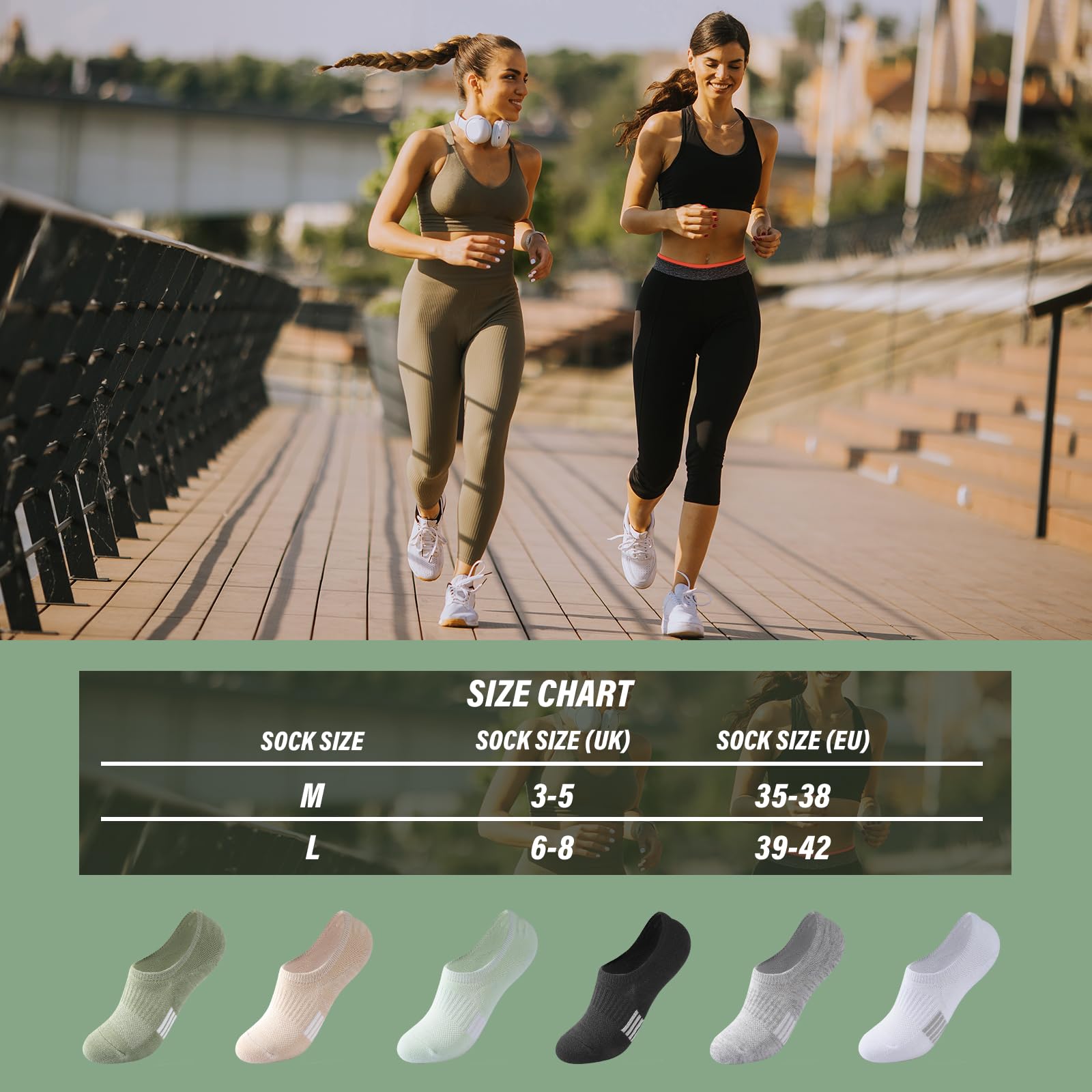 Bambusowe skarpety do sneakersów, damskie, 35-38, 39-42, stopki, męskie, 6 par skarpet do sneakersów, skarpety sportowe, prezenty dla kobiet, skarpety do biegania, niewidoczne skarpety