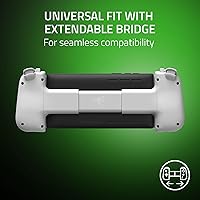 Vista 3 de Razer Kishi V2 Pro Mobile Gaming Controller Xbox Edition for Android: HyperSense Haptics - Universal Fit - Stream PC & Xbox Games - Play Touchscreen