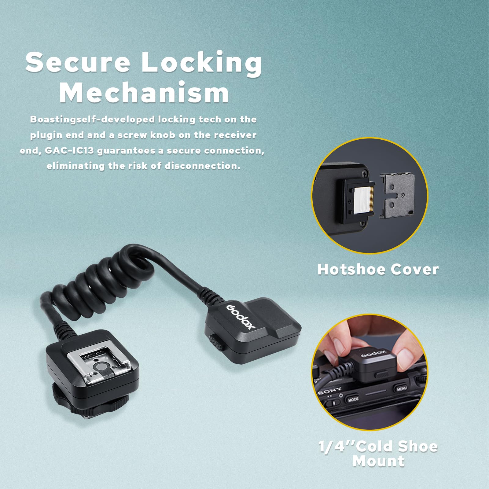 Amazon.com: Godox GAC-IC13 Multi Interface Shoe Extension Cable