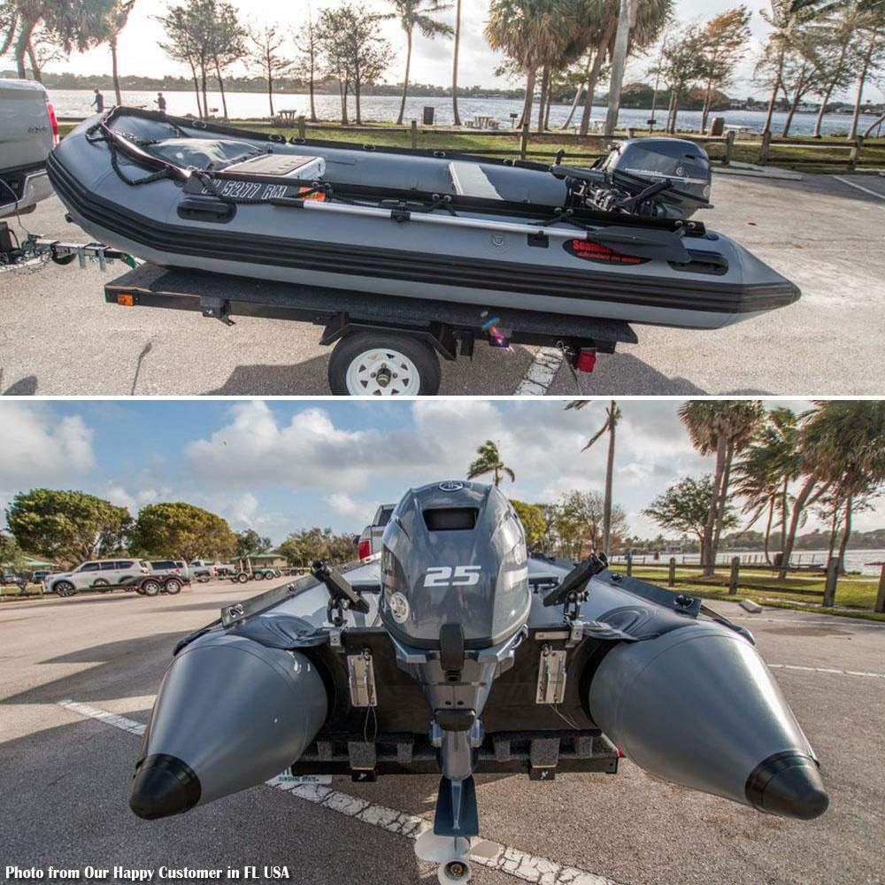 Hоlіdау Dеаlѕ 🛒 Seamax Ocean380 12.5 Feet Heavy Duty Inflatable Boat, Hot Welded Chamber Seam, Aluminum Floor, 5+1 Chambers, V Bottom, Reinforced Transom, Max 5 Passengers and 25HP Rated---(Dark Grey) TOP оƒƒERS Seamax Ocean380 12.5 Feet Heavy Duty Inflatable Boat, Hot Welded Chamber Seam, Aluminum Floor, 5+1 Chambers, V Bottom, Reinforced Transom, Max 5 Passengers and 25HP Rated---(Dark Grey)
