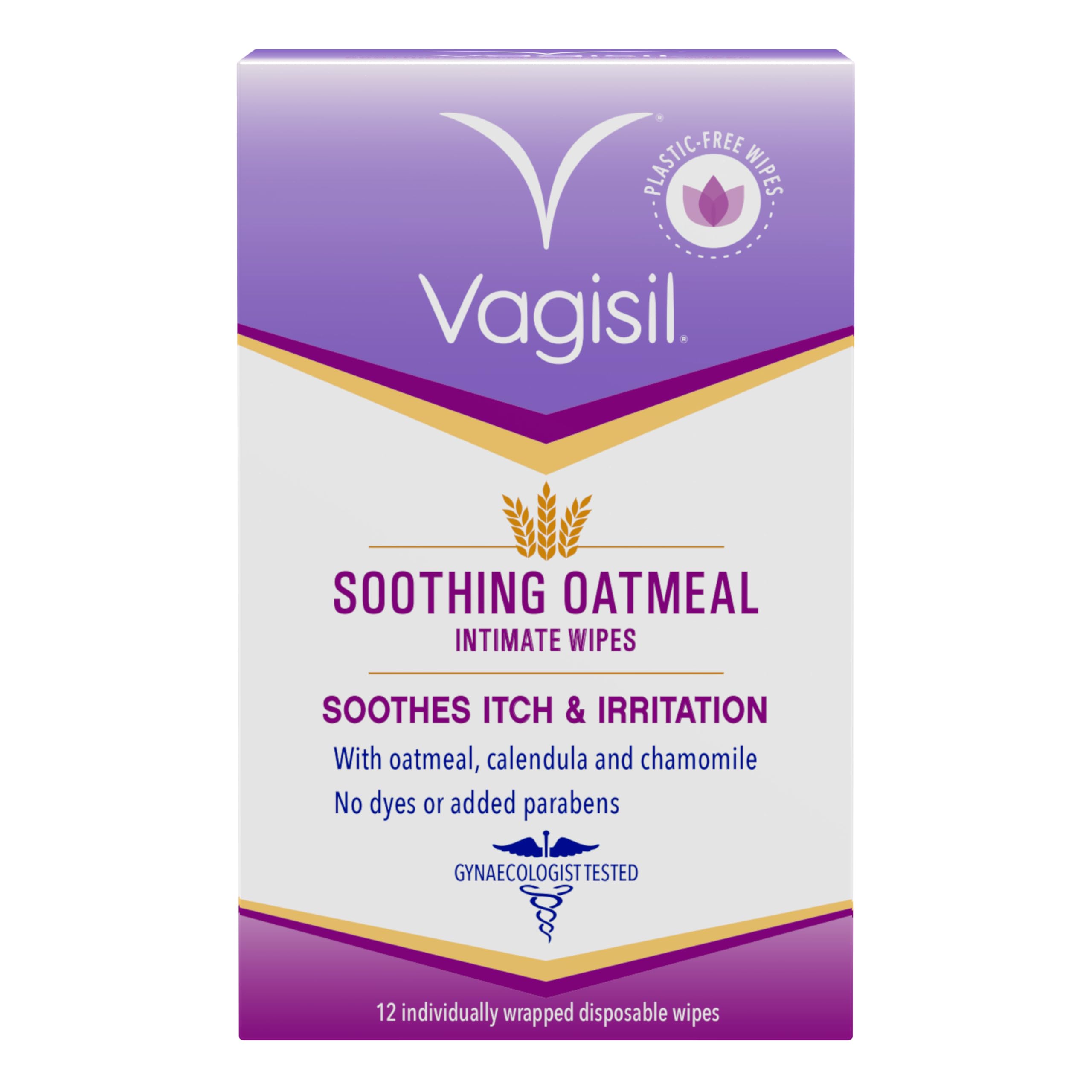 Vagisil Itch Relief Intimate Wipes 12 Pack