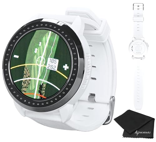 Bushnell iON Elite White Golf GPS Watch with Cloth Bundle