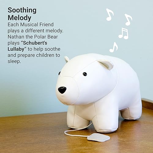 Miniatura 10 de Little Big Friends Juguete musical para bebé, juguete clásico de felpa suave para bebés y niños pequeños  Regalo relajante de animales de peluche
