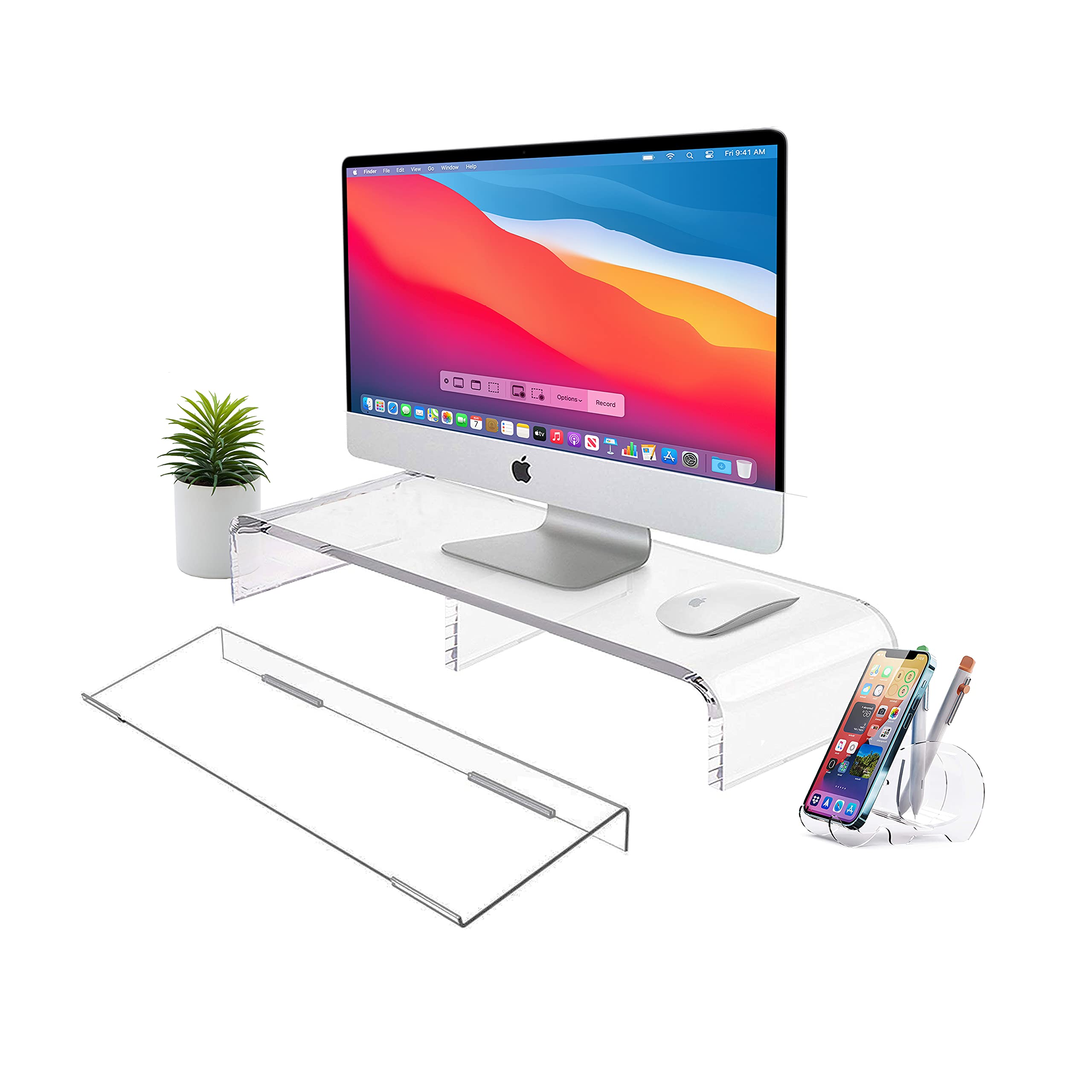 Buy Clear Acrylic Monitor Stand, Acrylic Laptop Stand, Clear Laptop