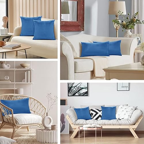 Miniatura 9 de AUSSPVOCT Ative - Juego de 2 fundas de almohada de terciopelo suave, 12 x 20 pulgadas, fundas de cojín cuadradas para sofá, cama, automóvil, sala de