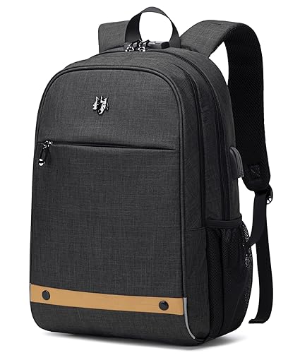 Hoteon golden wolf laptop backpack Clearance