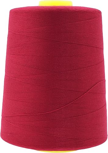 Vista 457 de Mandala Crafts - Hilo de coser multiusos de poliéster para máquina de coser de sarga, sobrehilado, acolchado Beige