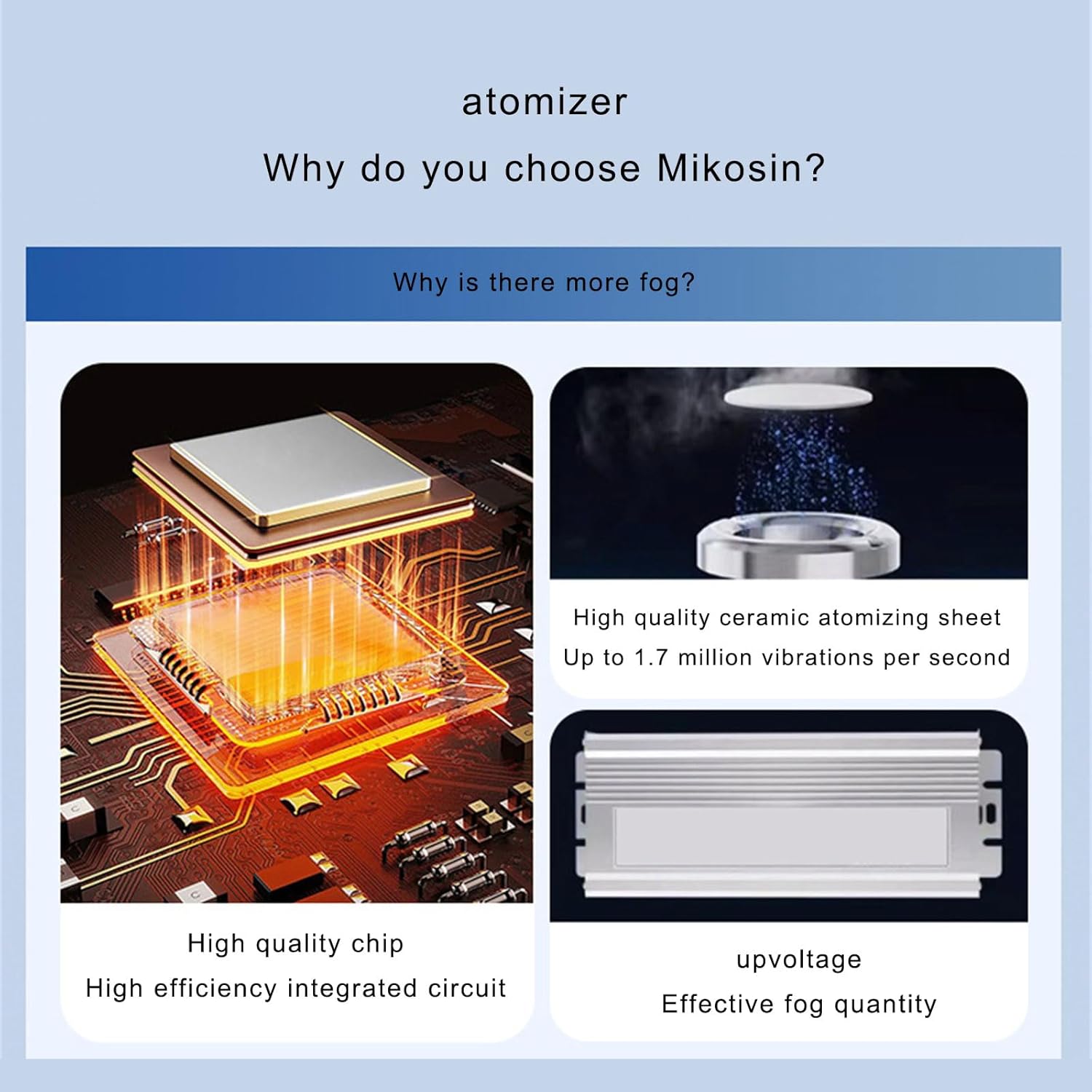 効率的なマルチヘッド超音波水噴水噴水フォッカー屋内および屋外の池の庭の装飾用のステンレス鋼の霧を使用する