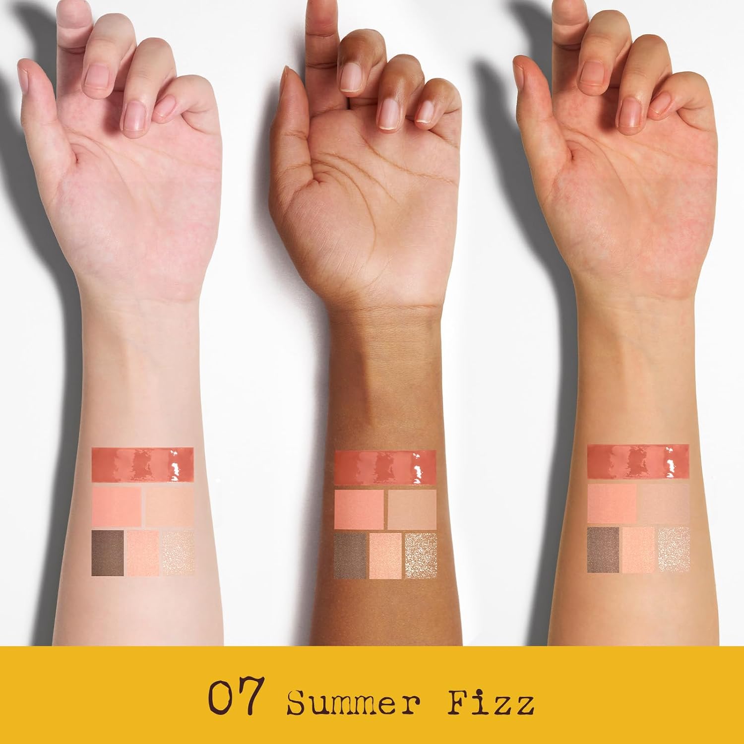 JOOCYEE 6 Color Multi-Use Face Palette Peach Look