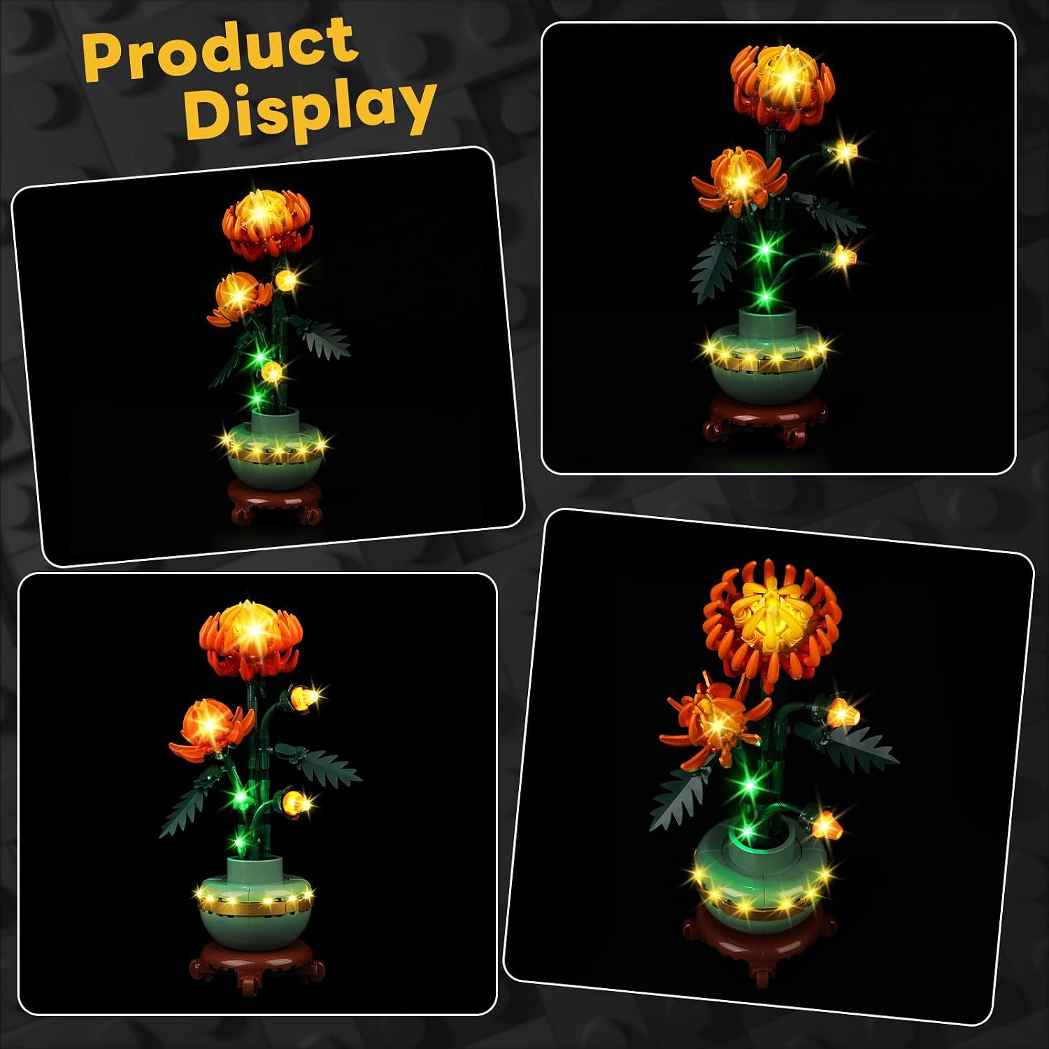 Kyglaring LED Light Kit for Lego Chrysanthemum 10368 Building Blocks image 4