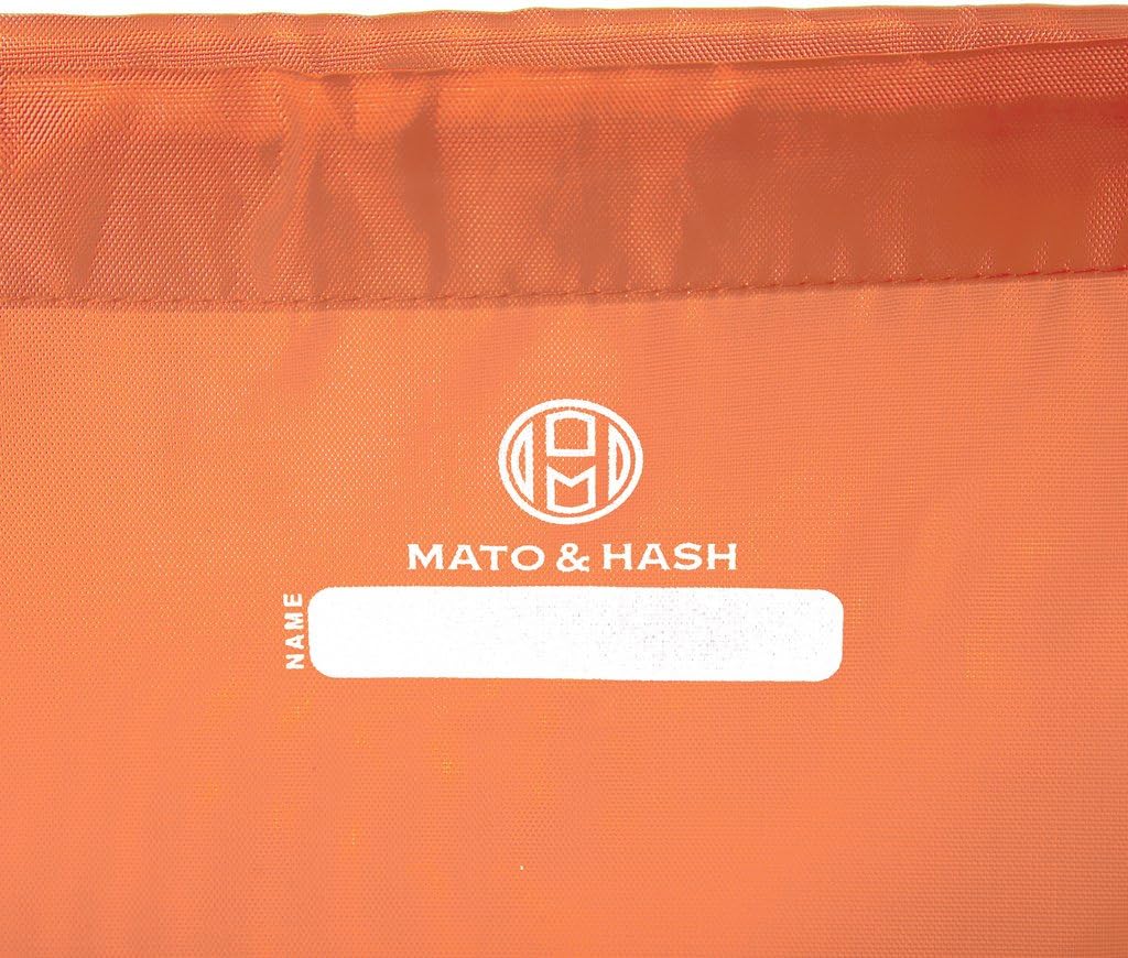 Mato & Hash Basketball Drawstring Bags with 3,6, and 10 pack Bulk Options 10PK Orange CA2500Basketball S1