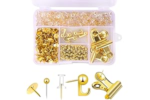 310 Pcs Decorative Gold Push Pins Bulletin Board Assessories