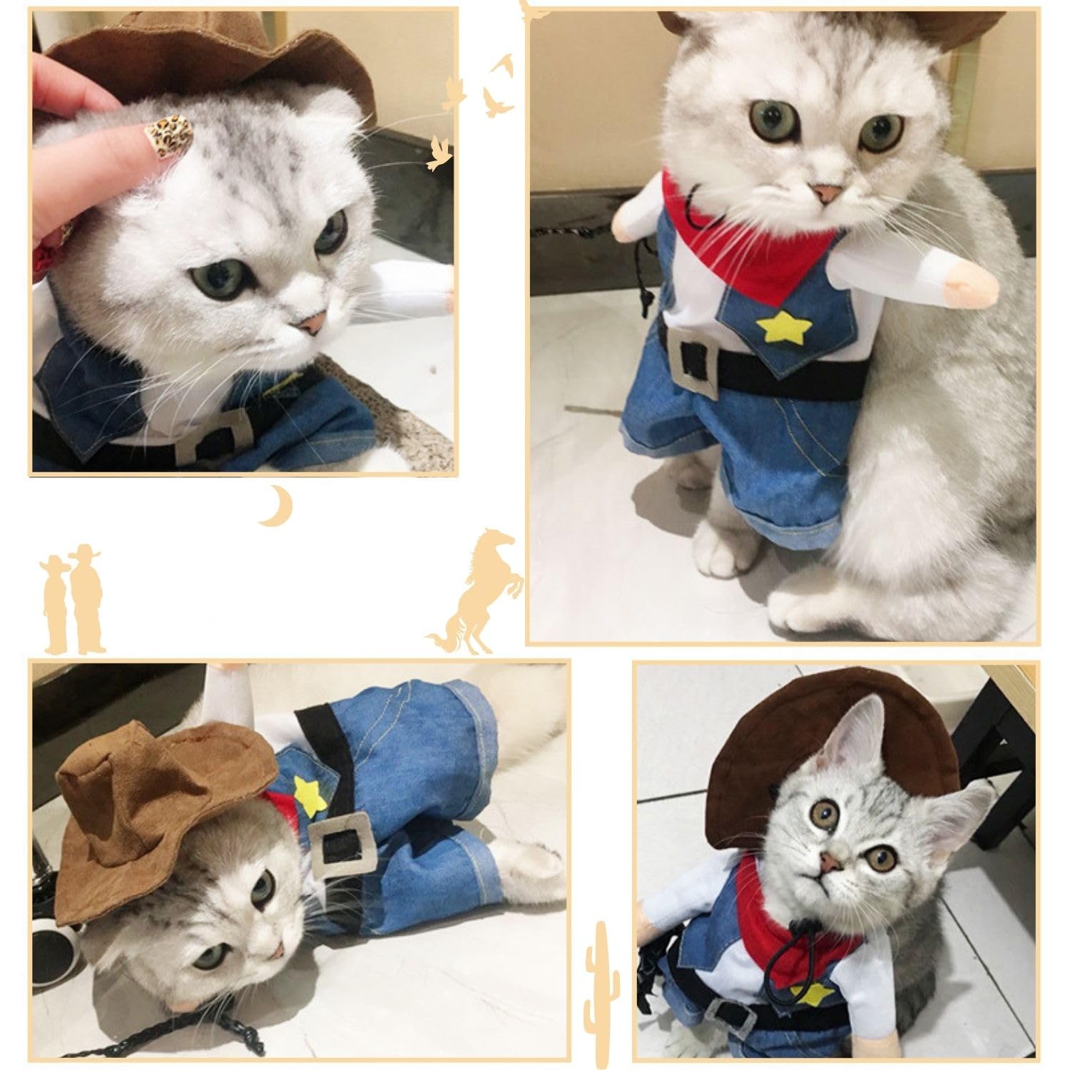 Amazon | ペットパレット 犬 猫 コスプレ ハロウィン ペット 服 変装