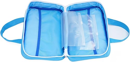 Miniatura 2 de Bolsa compacta vacía para botiquín de primeros auxilios, bolsa médica para traumas de emergencia, bolsa organizadora de medicamentos para el hogar,