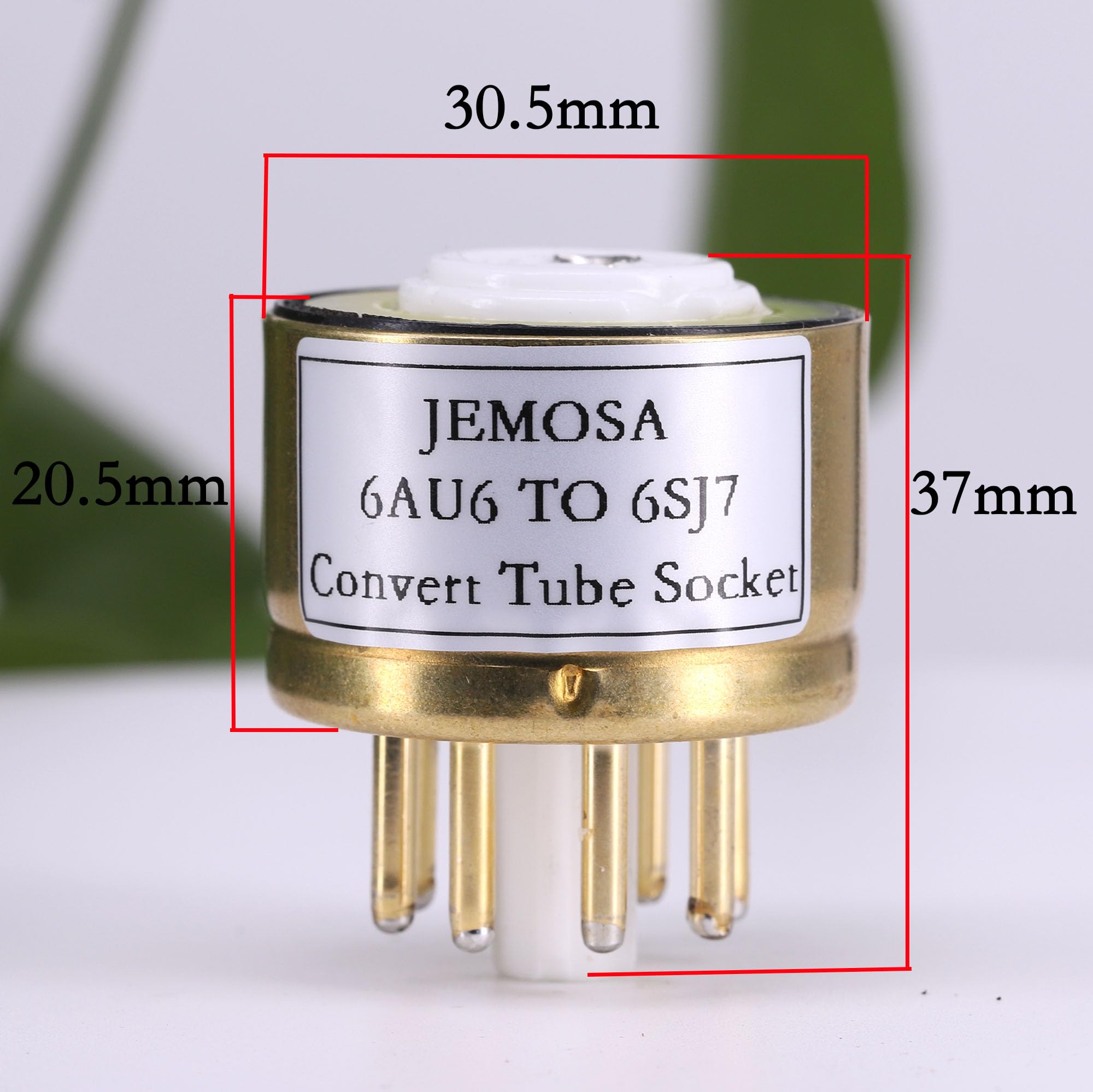 Amazon.co.jp: JEMOSA 1個 金メッキ 変換チューブ ソケット 6AU6 から