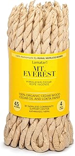 Lamatar1 Mt Everest Himalayan Region Cedar Rope, from Kathmandu Nepal, Eco-Friendly, Used for Aromatic Ambiance, Healing, ...