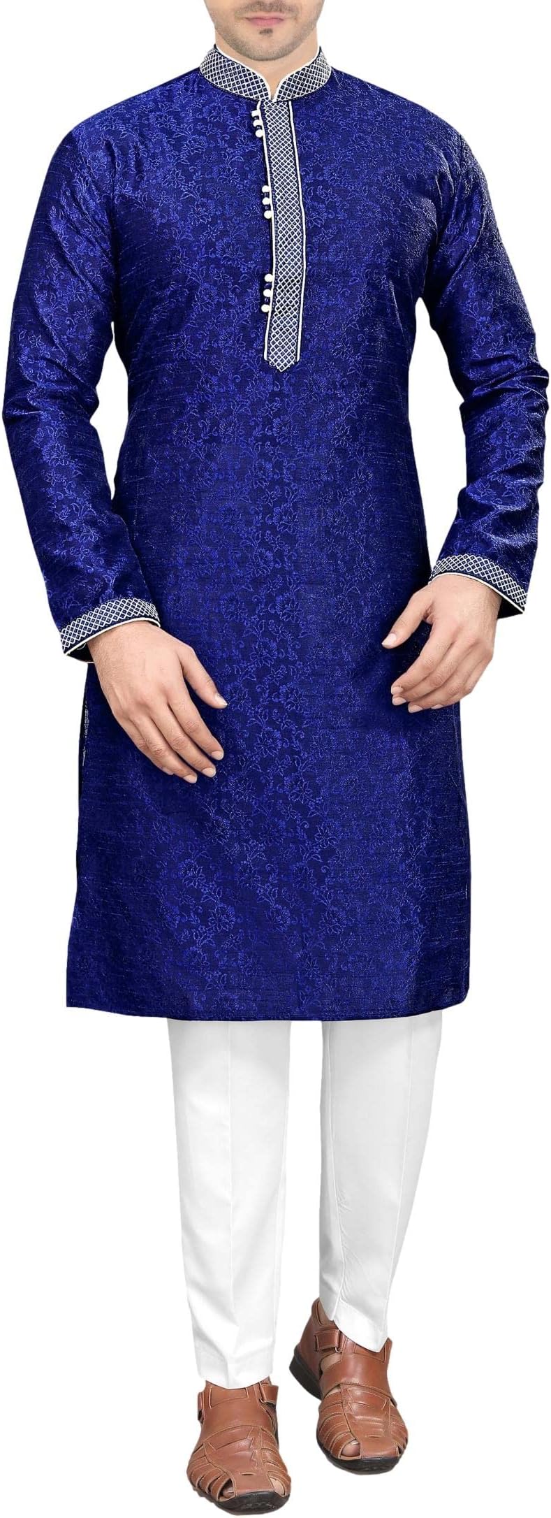 Men's Blue Kurta Pajama