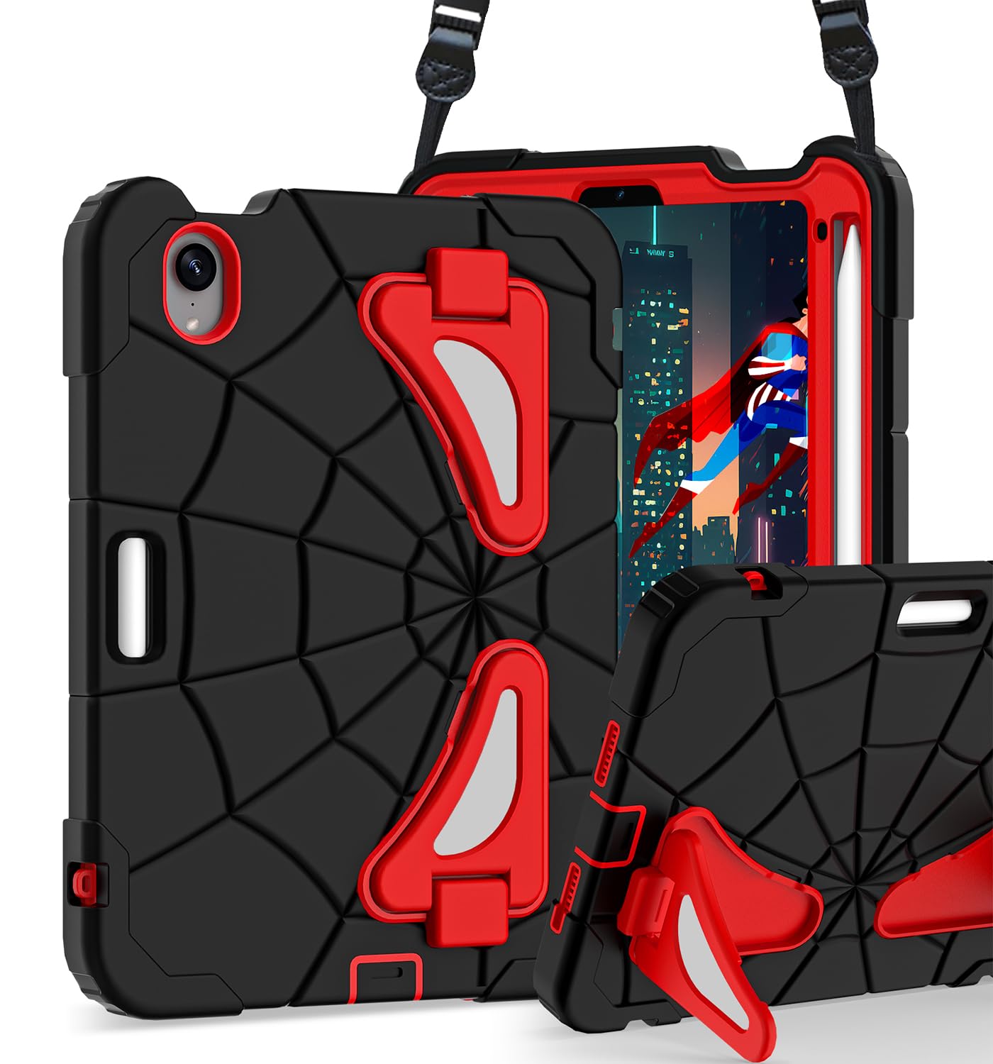 DreamerX for iPad mini 7 Case (A17 Pro) 2024/iPad Mini 6 Kids Case 2021, iPad mini 7th/6th Generation 8.3-inch Case for Toddlers Children Boys w/Pen