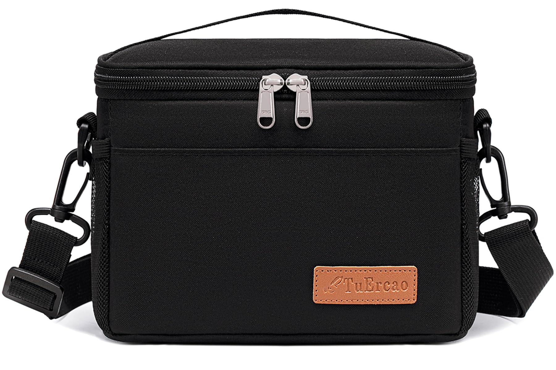 TuErcao 6 Can Mini Soft Cooler Bag for Beach Camping Travel Picnic Road Trip Leakproof Small Ice Chest, Insulated Cooler Lunch Box for Men Work