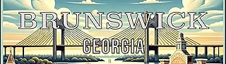 Brunswick Georgia Souvenir Car Magnet 10x3 Inch Weatherproof Vinyl Matte Finish Fridge or Vehicle Magnet for Tourists & Visitors