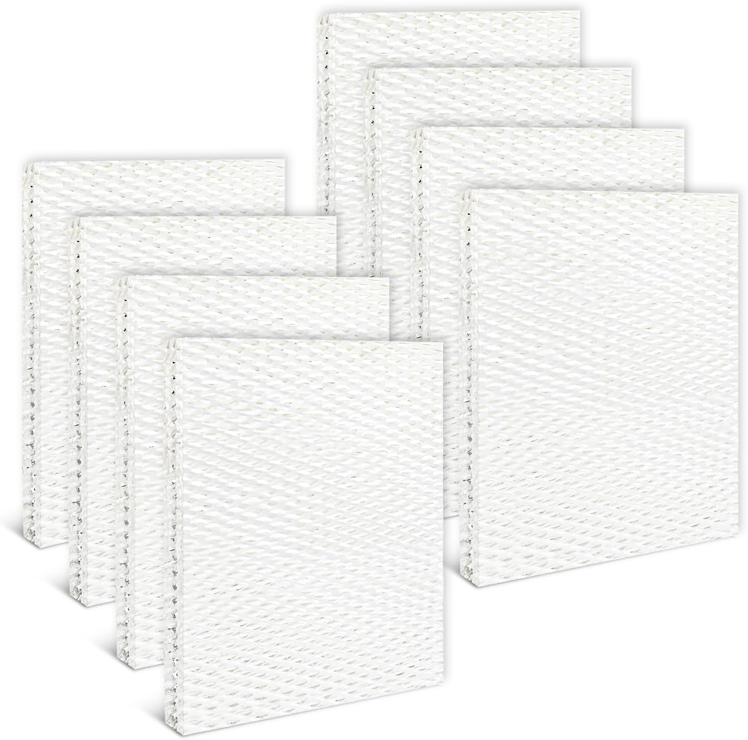 8 Pcs MD1-0034 Humidifier Replacement Wick Filters Compatible with Evap40, Evap2, EV100, EV200, EVDC300, EVDC500, EVDC505, Multi-Layer Filtration, High Moisture Output