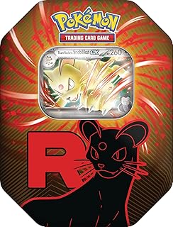 Pokémon-Sammelkartenspiel: Tin-Box Team Rocket – Snobilikat-ex (1 holografische Promokarte & 4 Boosterpacks)