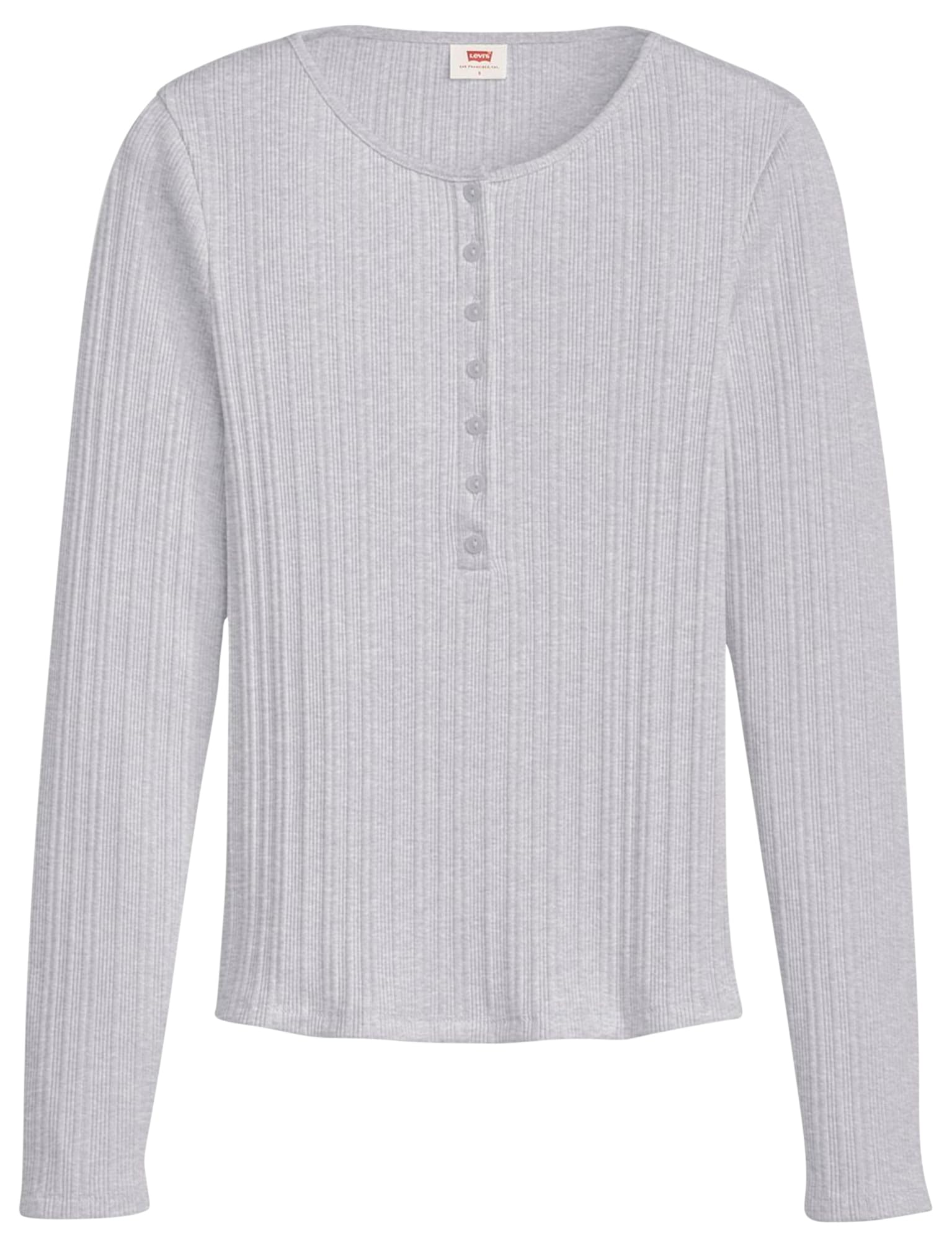 Levi's Dry Goods Vacationer LS Henley Shirt, Starstruck Heather G, M Women, Starstruck Heather G, M