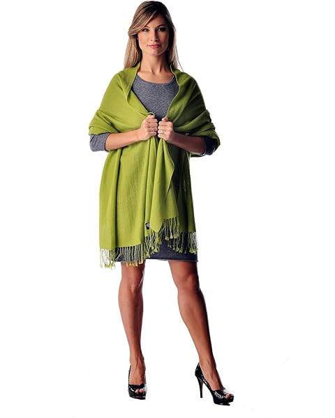 Cashmere Boutique 100% Pure Cashmere Pashmina Wrap Stole for Women – Lightweight, Daily Wear, Soft and Warm - 28