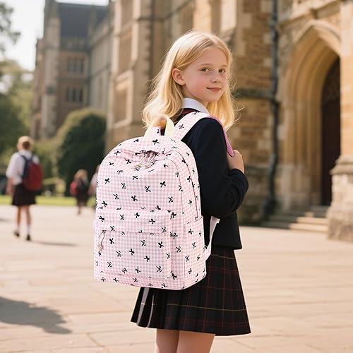 Miniatura 3 de LEDAOU - Mochila para niñas y niños, mochila escolar para adolescentes, juego de mochila con lonchera y estuche para lápices