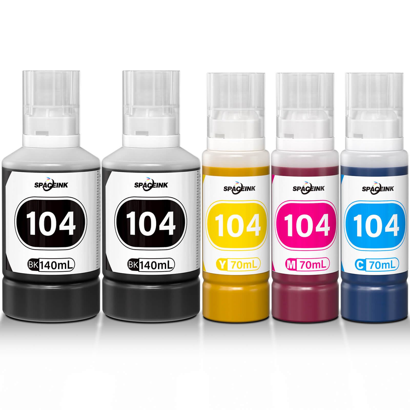 Tinte 104 Multipack kompatibel für Epson 104 Tinte ET-2820 ET-4800 ET-2870 ET-2810 ET-2862 ET-2826 ET-2856 ET-4810 ET-2811 ET-2812 ET-2814 ET-2815Drucker