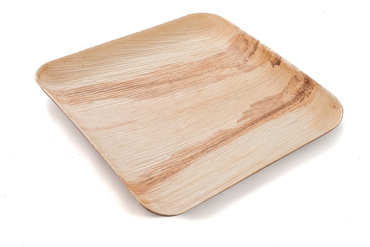 Somani Natural and Biodegradable Areca Leaf Disposable Square Plate (10 x 10 inches, Cream) -Pack of 25 — Amazon image 4