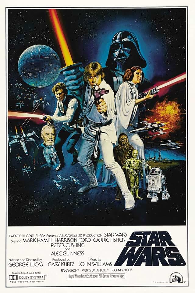 Poster Decoração Star Wars War Filme Repro em Tela"canvas" ou Arte em Papel (Arte Papel, 20cm X 30cm)