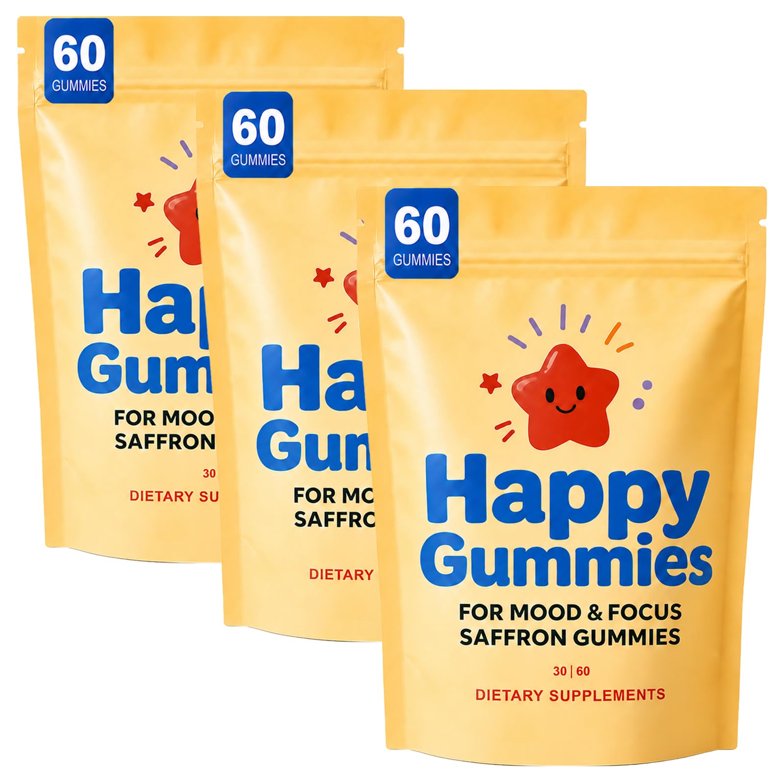 Saffron Gummies Kids, Sapphire Happy Chews, Mood Saffron Munchies, 60 — Amazon image 9