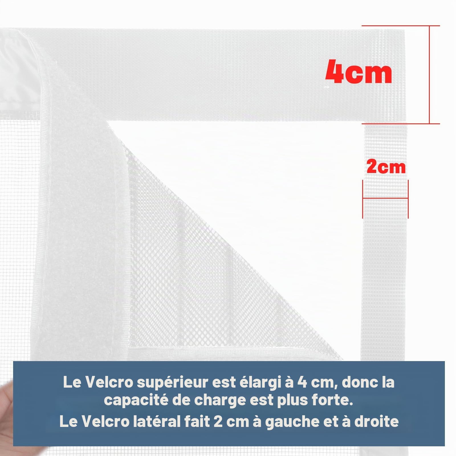 Moustiquaire Porte Fenetre Magnetique 180x215cm, Rideau de Porte Anti Moustique, Fermeture Automatique Aimantée Pour Portes de Balcon, de Cave et de Terrasse, sans perçage (Blanc)