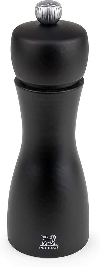 Peugeot Tahiti Moulin A Poivre Bois Noir Mat 15 Cm 18368 Amazon Fr Cuisine Et Maison