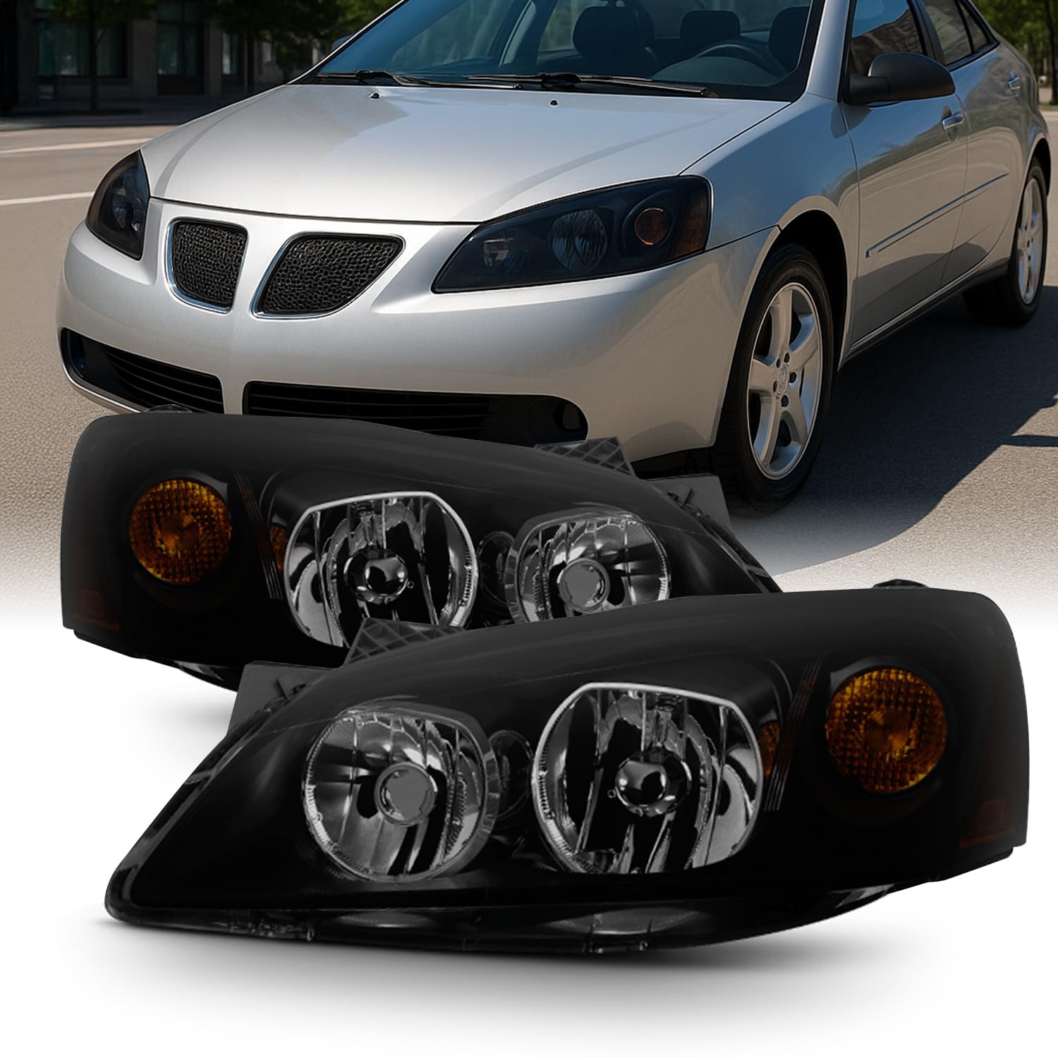 Amazon.com: AKKON - For 2005-2010 Pontiac G6 Left/Right Headlights