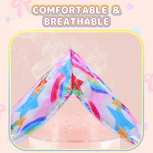 Miniatura 7 de FENFEN Mascarilla KN95 desechable para niños, paquete de 50 mascarillas KN 95 para niños, tamaño pequeño, transpirable, para niñas y niños KN95,