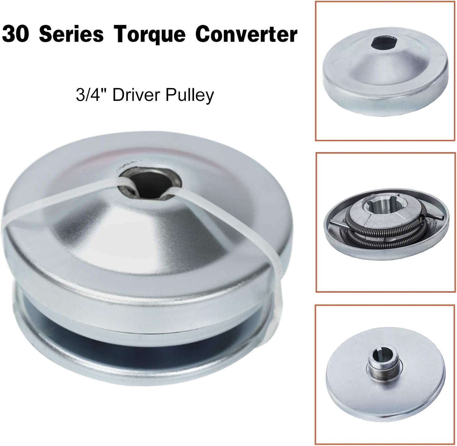 Nеw Dеаl BLACKHORSE-RACING Go Kart Torque Converter for Predator 6.5HP 212CC Clutch Set Replaces Comet TAV2 3/4 Inch 30-75 Manco Fit All Engines with a 3/4 inch Straight crankshaft